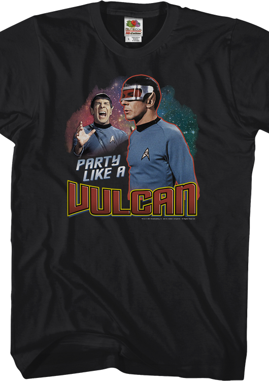 Party Like A Vulcan Star Trek T-Shirt - main product image