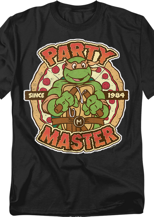 Party Master Since 1984 Teenage Mutant Ninja Turtles T-Shirt - main product image