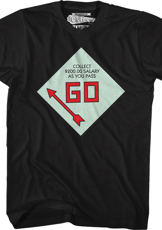 Pass Go Monopoly T-Shirt - main product image
