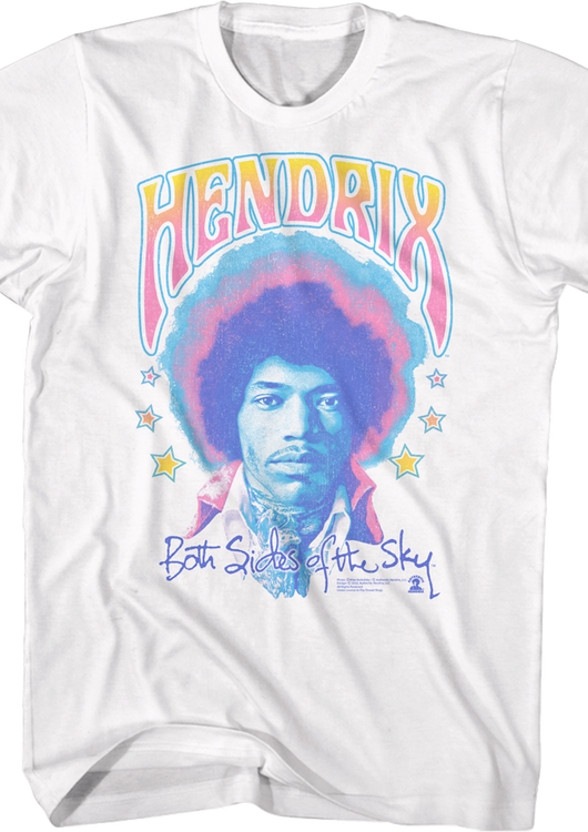 Pastel Both Sides of the Sky Jimi Hendrix T-Shirt - main product image
