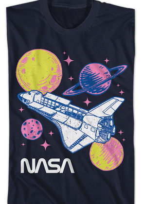 Pastel Planets NASA T-Shirt