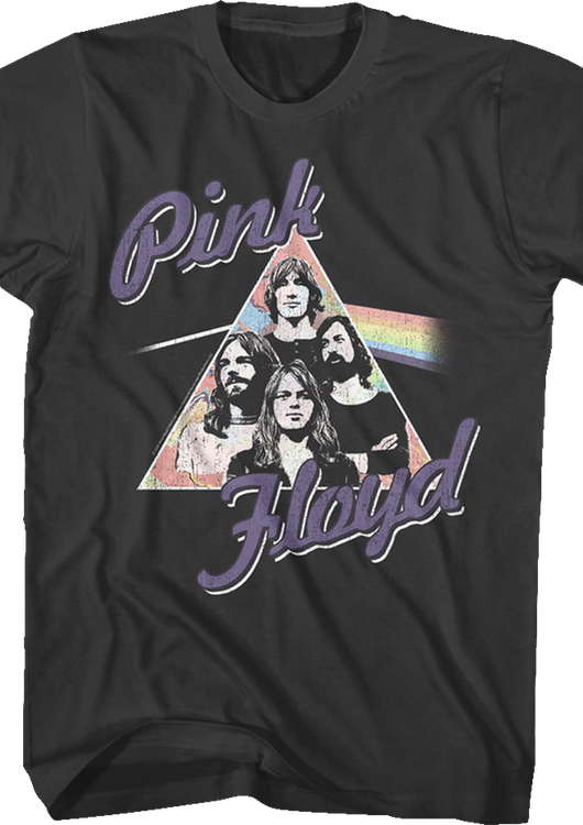 Pastel Prism Pink Floyd T-Shirt - main product image