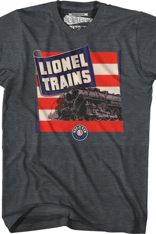 Patriotic Lionel Trains T-Shirtmain product image