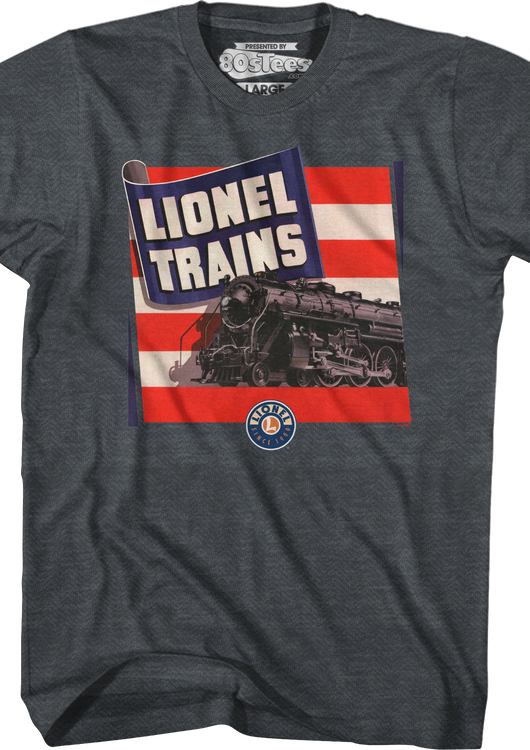 Patriotic Lionel Trains T-Shirt - main product image