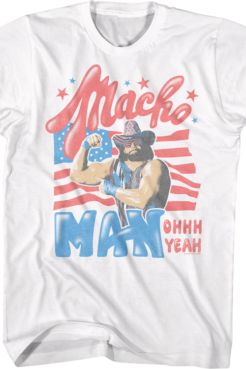 Patriotic Macho Man Randy Savage T-Shirtmain product image