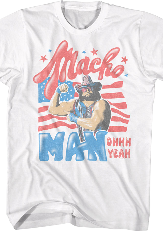 Patriotic Macho Man Randy Savage T-Shirt - main product image