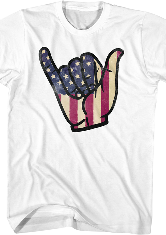 Patriotic Shaka T-Shirt - main product image