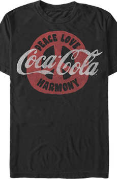Peace Love Harmony Coca-Cola T-Shirt