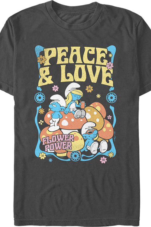 Peace & Love Smurfs T-Shirtmain product image