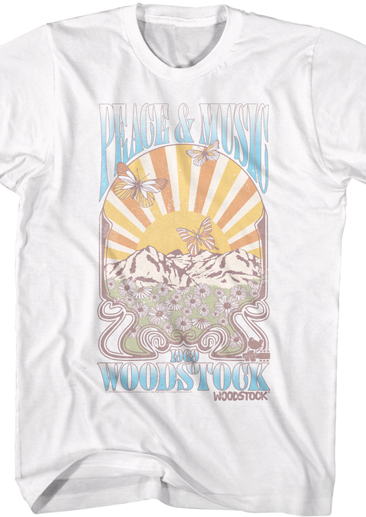 Peace & Music Woodstock T-Shirt - main product image
