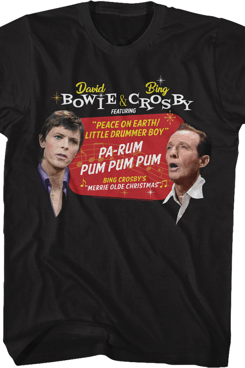 Peace On Earth/Little Drummer Boy David Bowie & Bing Crosby T-Shirt - main product image