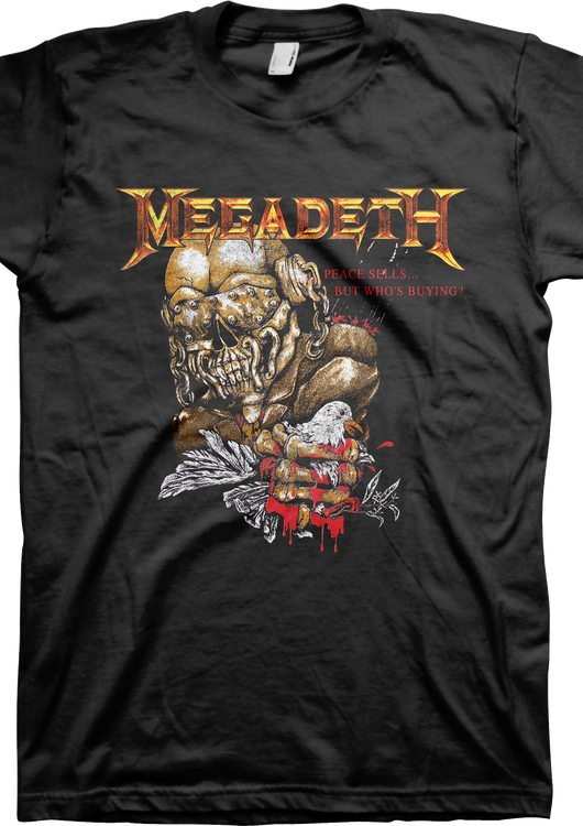 Manic Merch Peace Sells Megadeth T-Shirt - main product image
