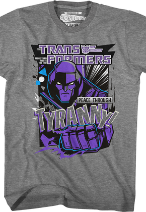 Peace Through Tyranny Transformers T-Shirt
