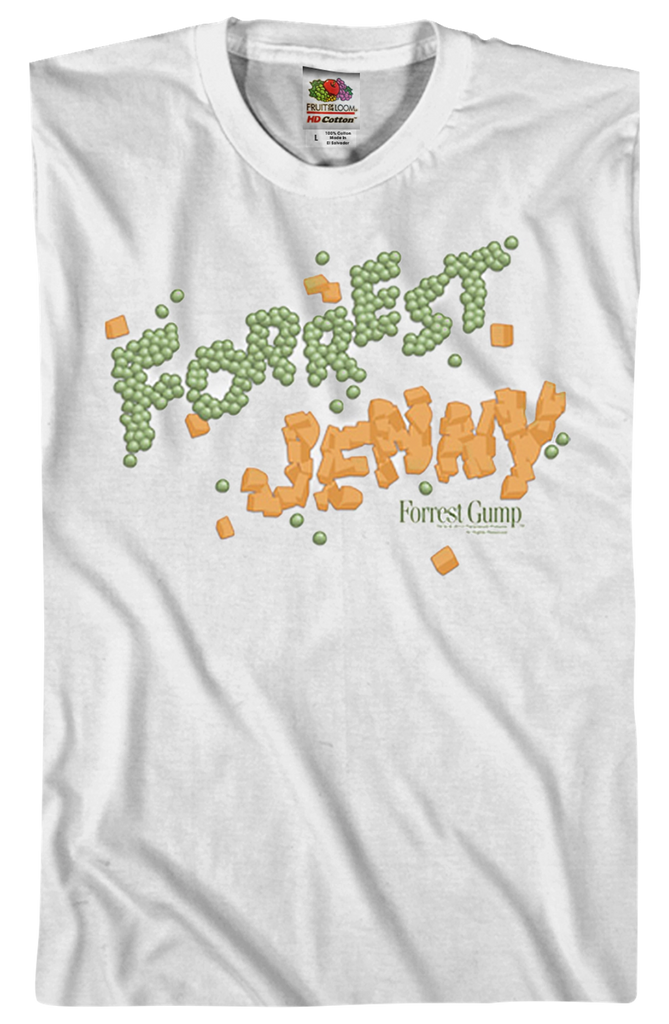 Peas and Carrots Forrest Gump TShirt