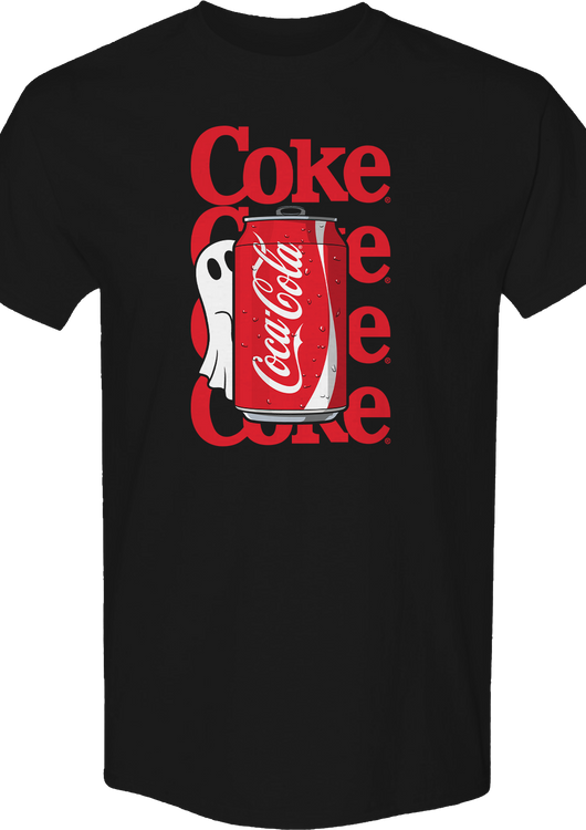 Peek-A-Boo Ghost Coca-Cola T-Shirt - main product image