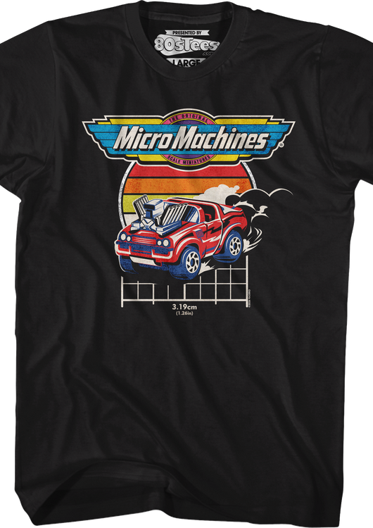 Peel Out Micro Machines T-Shirt - main product image