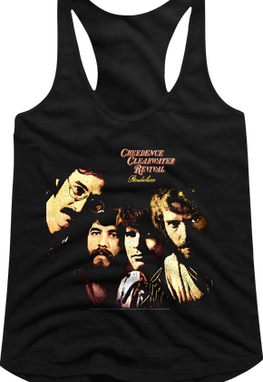 Ladies Pendulum Album Cover CCR Racerback Tank Top