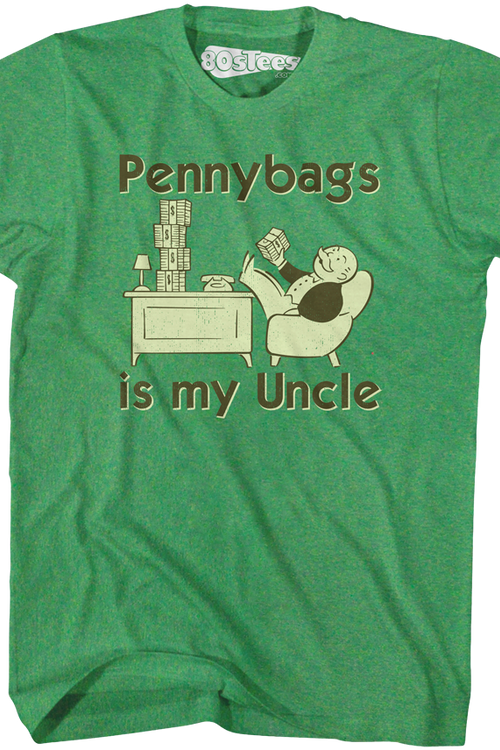 Pennybags is my Uncle Monopoly T-Shirtmain product image
