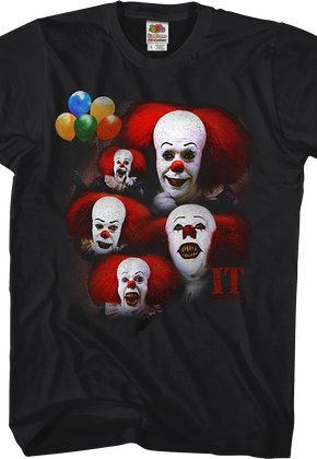 Pennywise Clown Collage IT Shirt