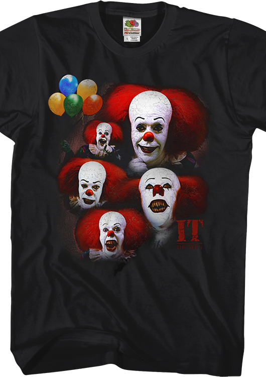Pennywise Clown Collage IT Shirt - main product image