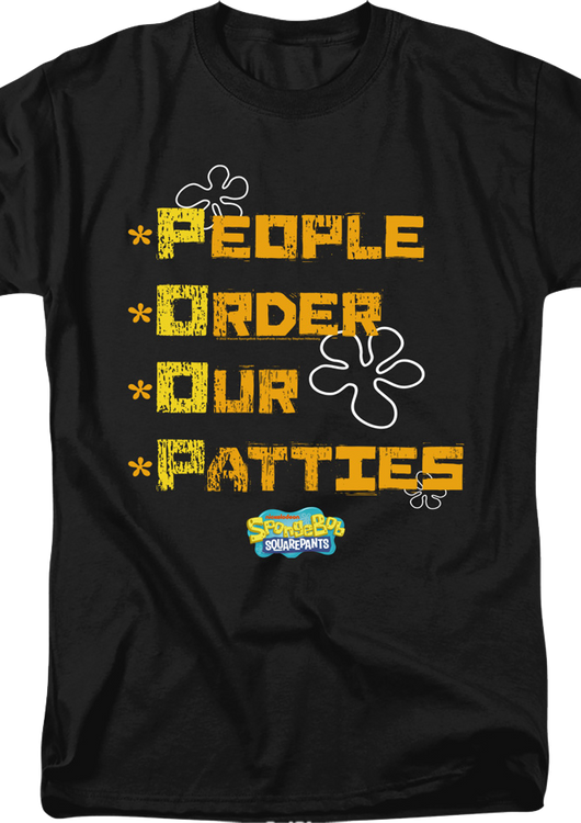 People Order Our Patties SpongeBob SquarePants T-Shirt - main product image