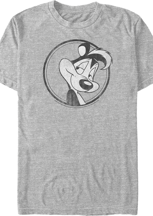 Pepe Le Pew Circle Looney Tunes T-Shirt - main product image