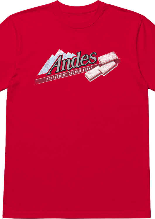 Peppermint Crunch Thins Andes Mints T-Shirt - main product image
