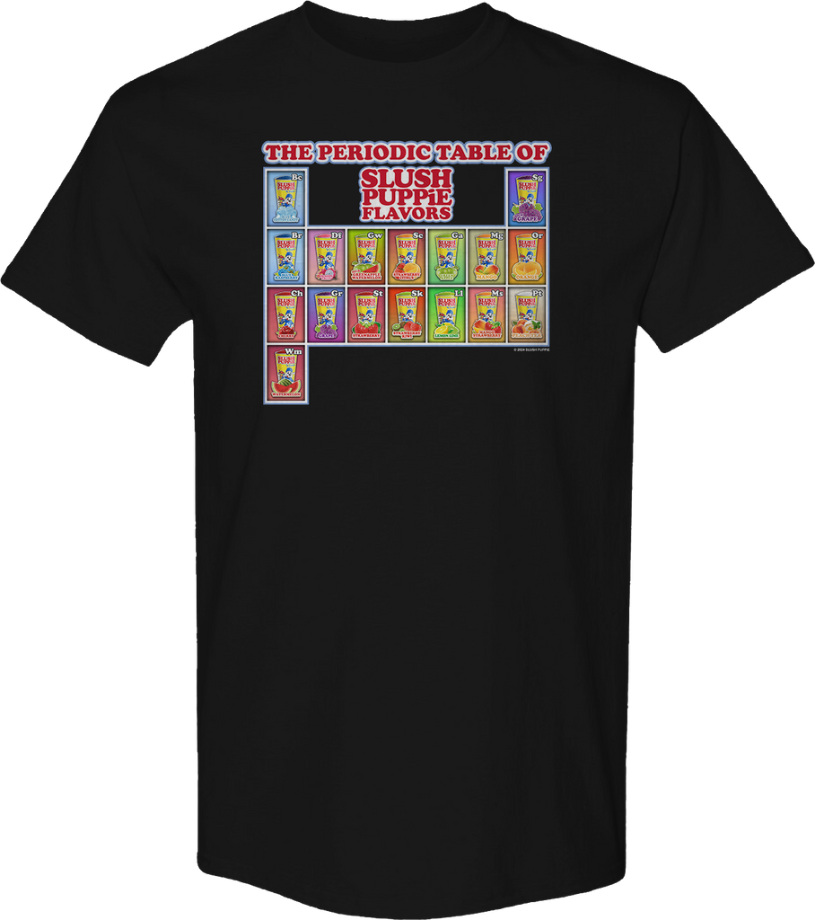 Periodic Table Slush Puppie TShirt