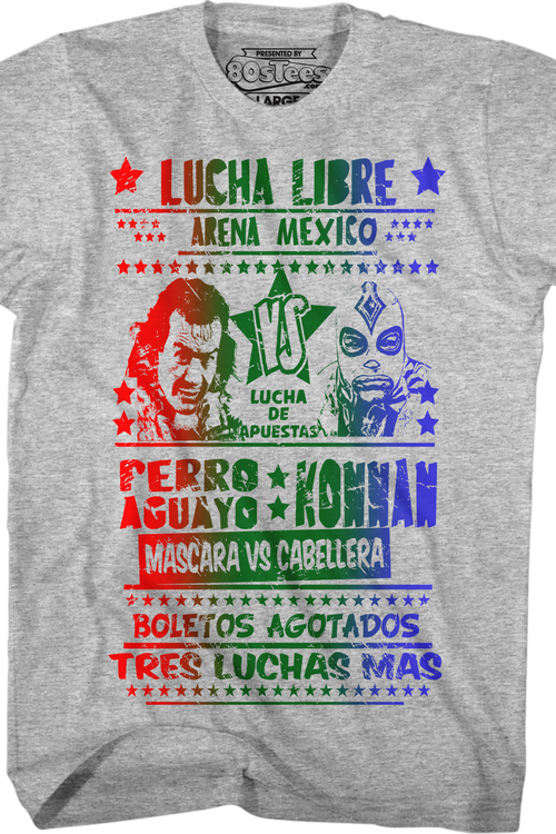 Perro Aguayo vs Konnan Luchador T-Shirtmain product image