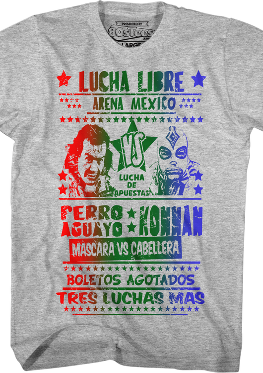 Perro Aguayo vs Konnan Luchador T-Shirt - main product image