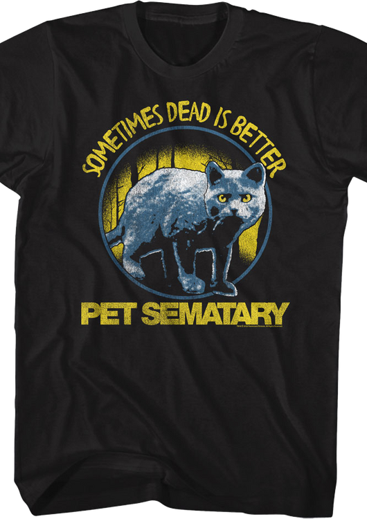 Sometime Dead Is Better Church Photo Pet Sematary T-Shirt - main product image