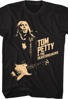 Monochrome Tom Petty & The Heartbreakers T-Shirt