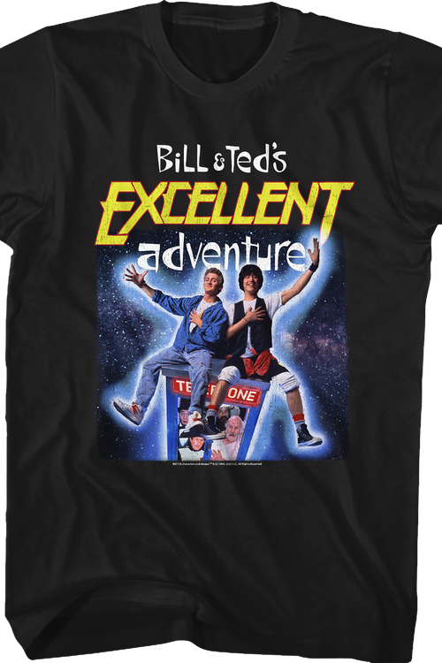 Phone Booth Bill and Ted's Excellent Adventure T-Shirtmain product image