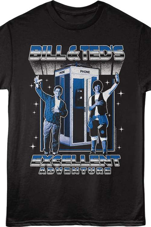 Phone Booth Bill & Ted's Excellent Adventure T-Shirtmain product image
