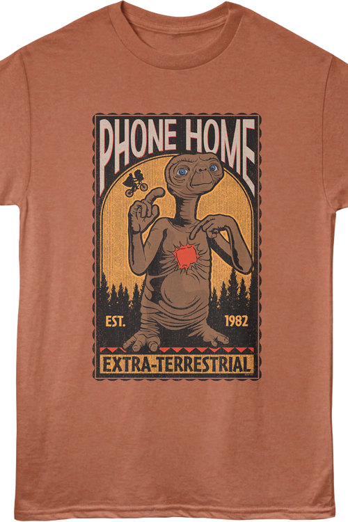 Phone Home 1982 E.T. The Extra-Terrestrial T-Shirt - main product image