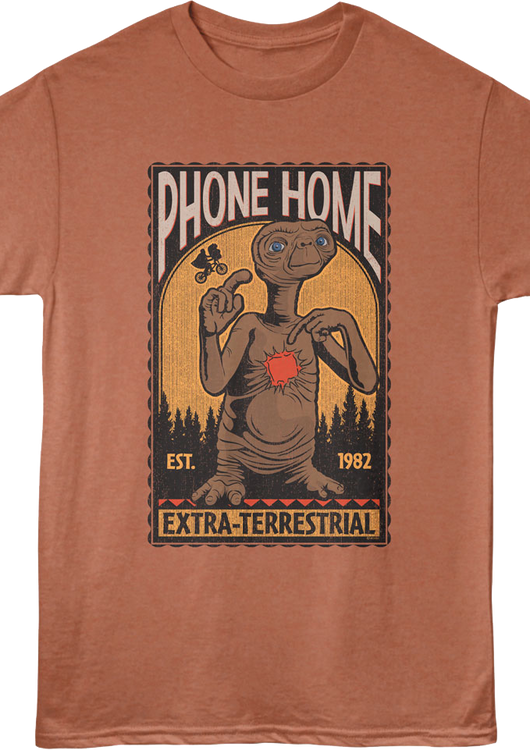 Phone Home 1982 E.T. The Extra-Terrestrial T-Shirt - main product image