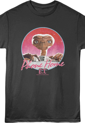 Phone Home Circle E.T. The Extra-Terrestrial T-Shirt