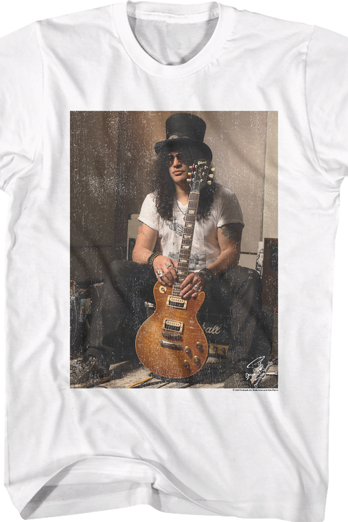 Photo With Guitar Slash T-Shirtmain product image