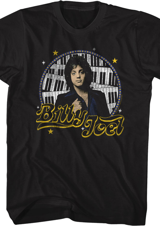 Piano Keys Billy Joel T-Shirt - main product image