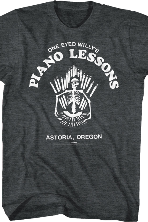 Piano Lessons Goonies T-Shirtmain product image