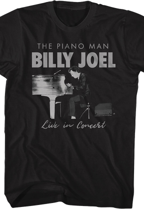 Piano Man Live In Concert Billy Joel T-Shirt
