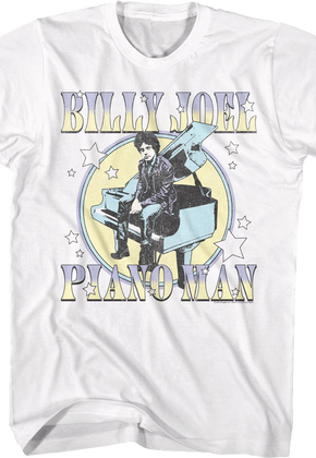 Piano Man Stars Billy Joel T-Shirt