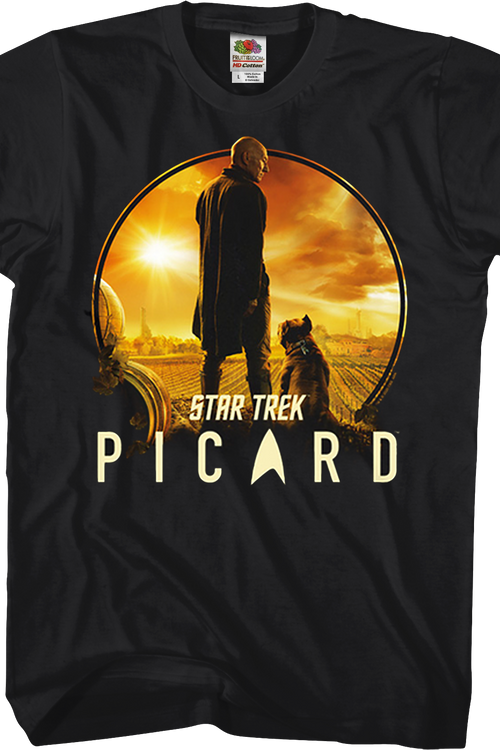 Picard and Number One Star Trek T-Shirtmain product image