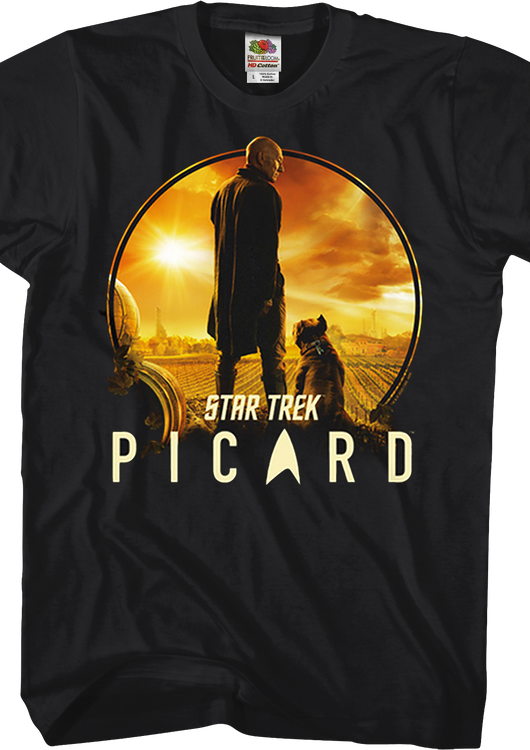 Picard and Number One Star Trek T-Shirt - main product image
