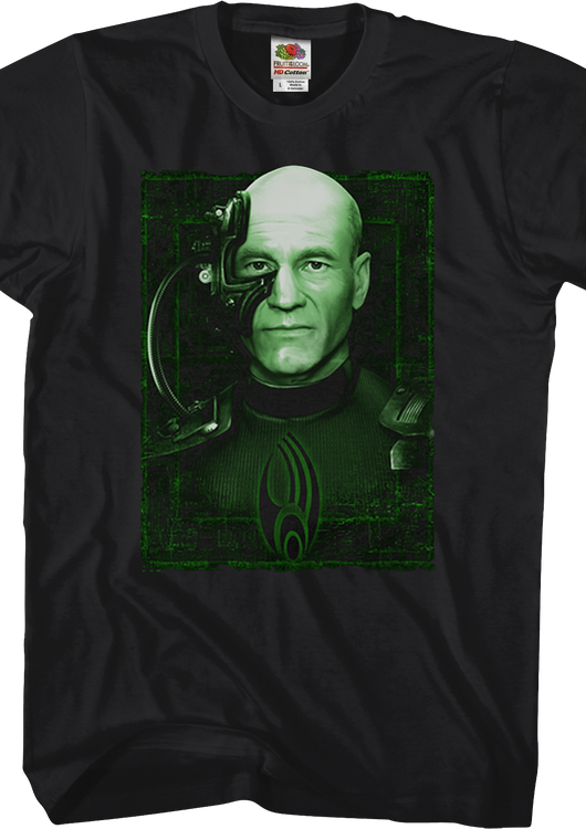Picard Borg Star Trek The Next Generation T-Shirt - main product image