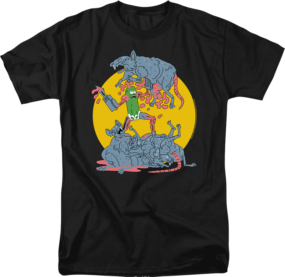 Pickle Rick Rat Slaughter Rick And Morty T-Shirt