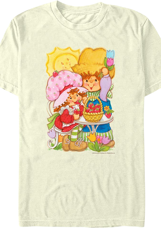 Picnic With Huckleberry Pie Strawberry Shortcake T-Shirt - main product image
