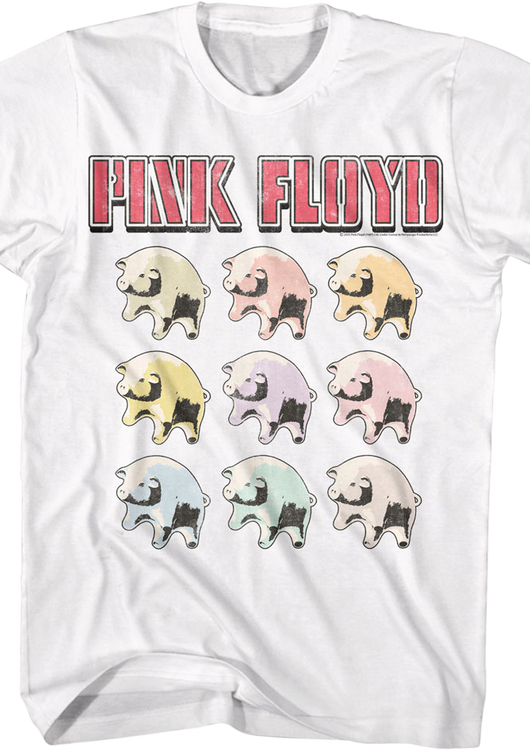 Pig Balloons Collage Pink Floyd T-Shirt - main product image