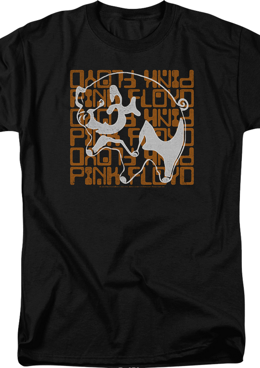 Pig Outline Pink Floyd T-Shirt - main product image