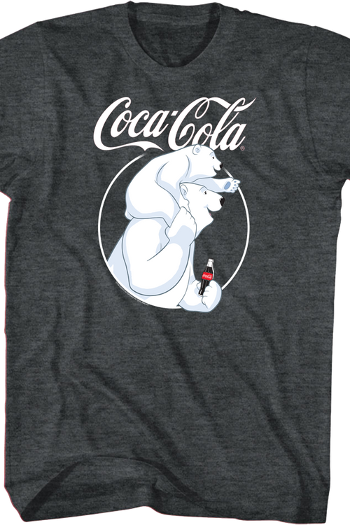 Piggyback Polar Bears Coca-Cola T-Shirtmain product image